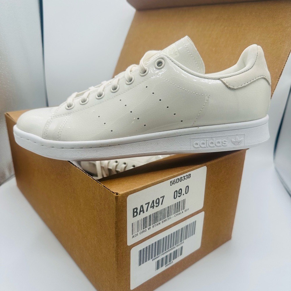 Adidas Stan Smith Cloud-White Lux Shoes, New in Box Size 9